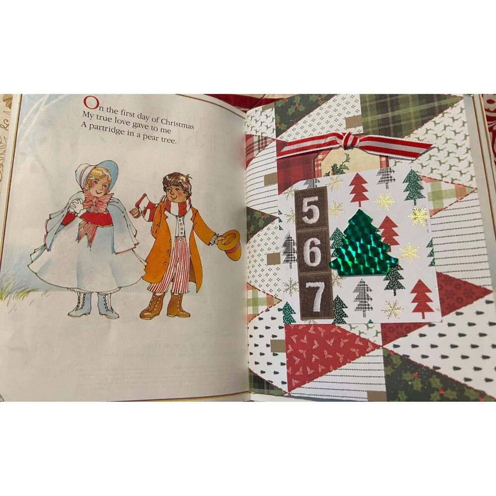 The Tweive Days of Christmas Golden Book Junk Journal